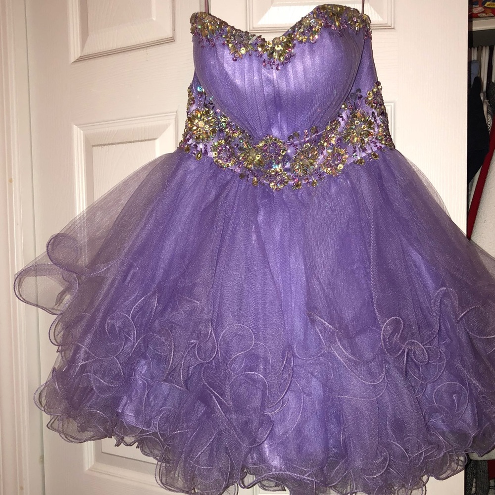 PURPLE HOCO DRESS👗